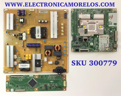 KIT DE TARJETAS PARA TV LG 4K·UHD·HDR / NUMERO DE PARTE EBT66697906 / EAX69532504 / FUENTE EAY65248602 / LGP70T-19U1 / T-CON RUNTK6396TPZG / 1P-118BC00-4010 / PANEL NC700DQE -VSHX7 / DISPLAY JE695R3HD57 / MODELO 70UP7070PUE / 70UP7070PUE.BUSMLKR